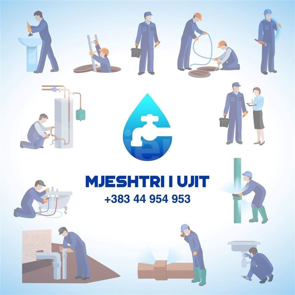 Sherbime me uje rrym sanitari dhe kanalizim