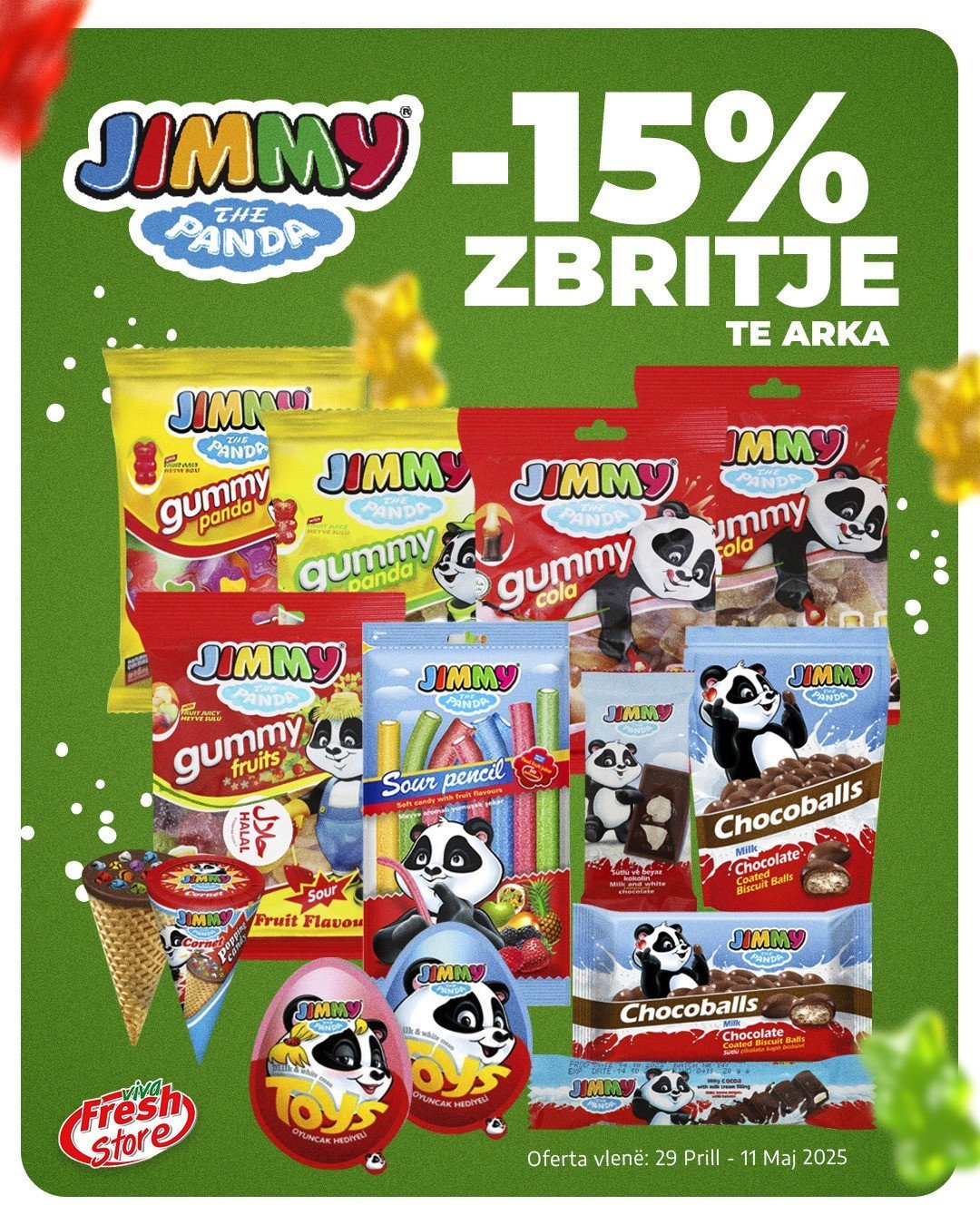 Përfitoni -15% zbritje nga brendi Jimmy