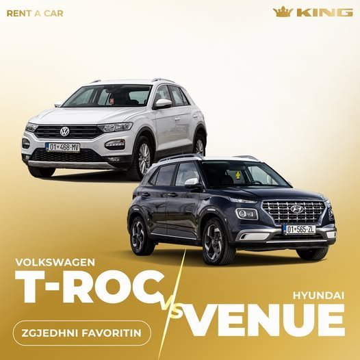 VOLKSWAGEN T-ROC VS HYUNDAI VENUE