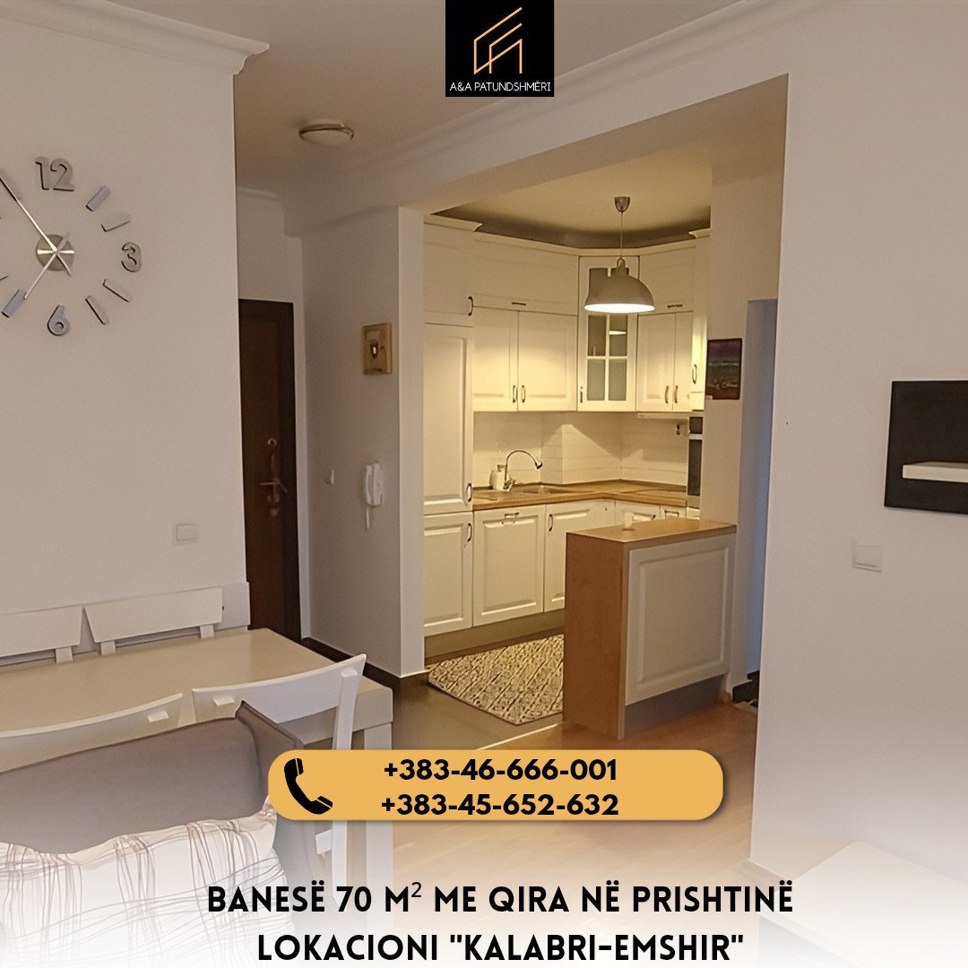 Banesë 70 m² me Qira në Prishtinë/Kalabri-Emshir