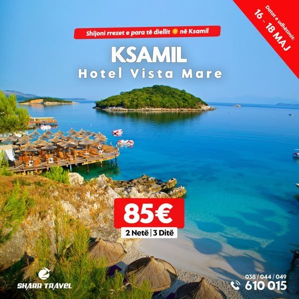 Shijoni rrezet e para të diellit në Hotel Vista Mare