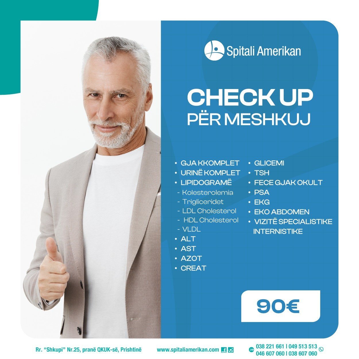 PAKO CHECK-UP PËR MESHKUJ