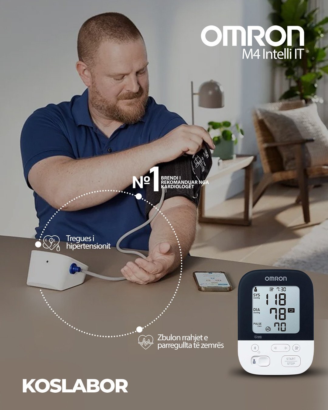Tensiometër Omron M4 Intelli IT