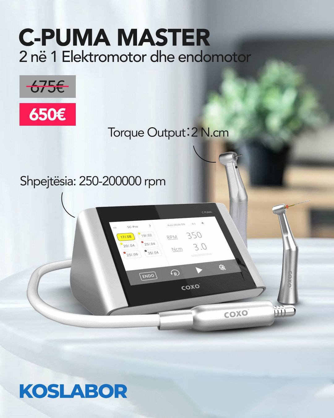 Endomotor dhe elektromotor 2 ne 1