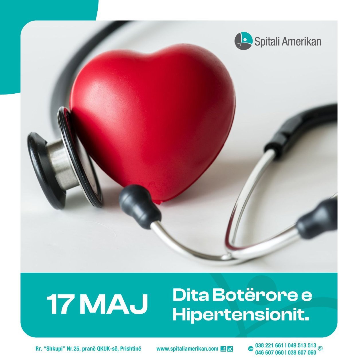17 maj, Dita Botërore e Hipertensionit.