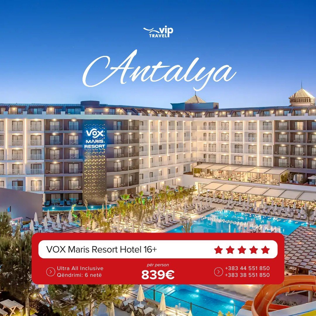 Ofertë për në Antalya | Hotel: VOX Maris Resort 16+