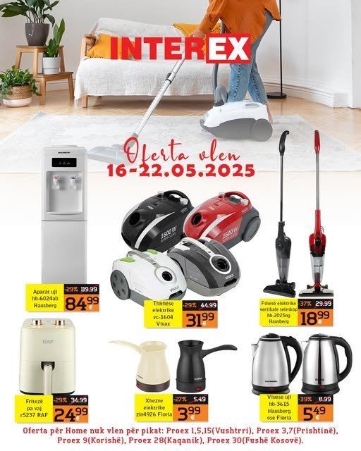Extra Lirë Vetëm në Interex