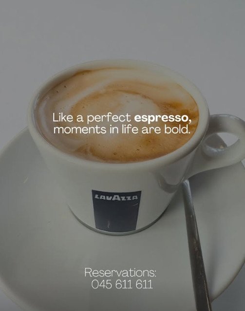 Like a perfect expresso
