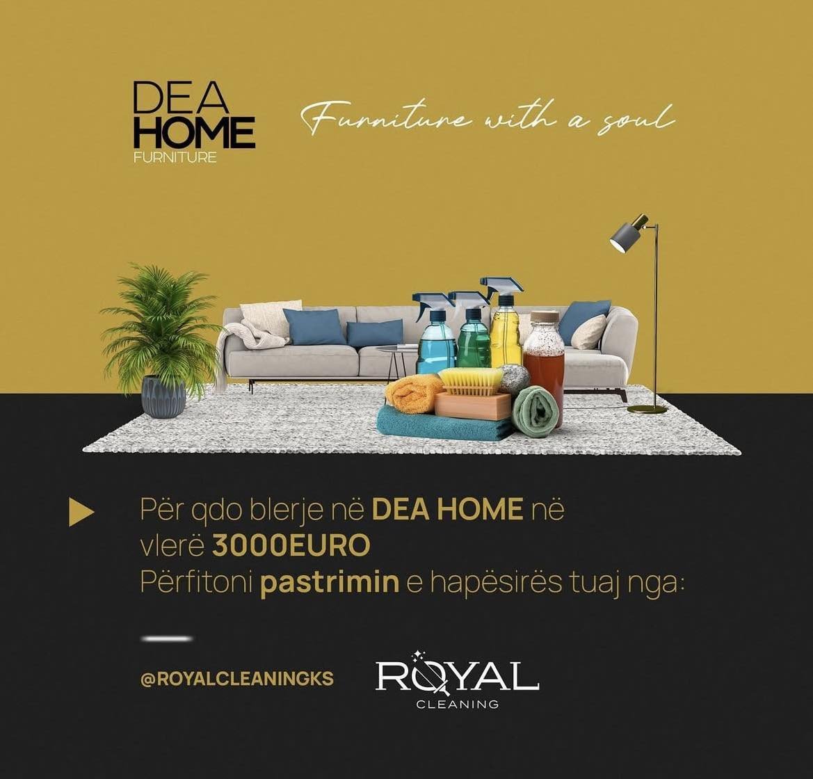 Ofertë e Veçantë për Bajram nga DEA HOME & Royal cleaning