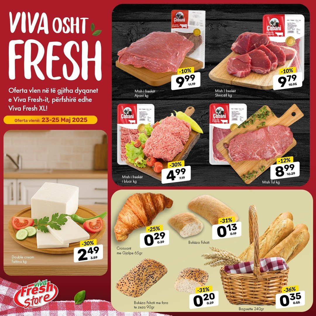 Shijoni produktet të freskëta, duke përfshirë pemë dhe perime