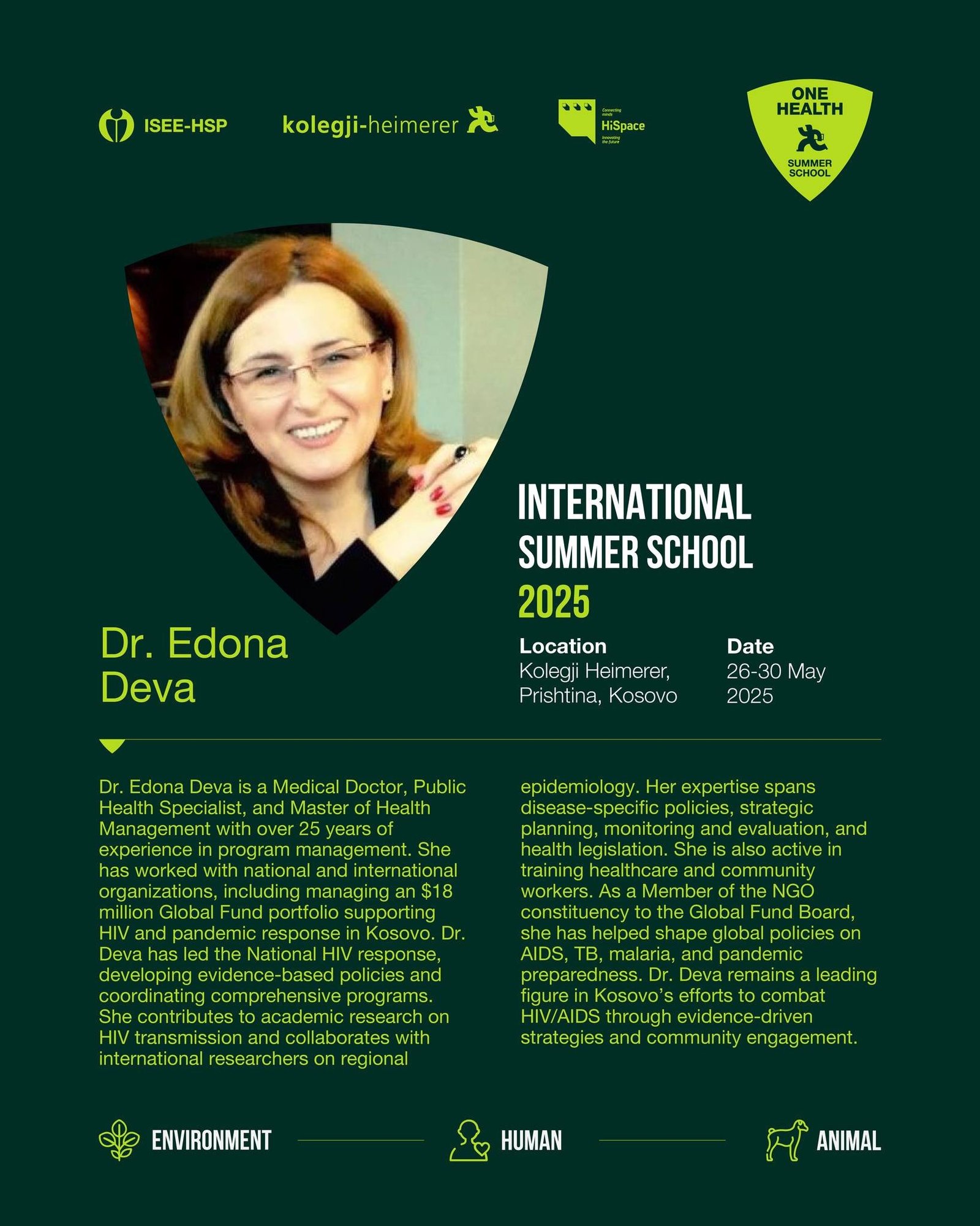 Meet Dr. Edona Deva, Medical Doctor Public Health Specialist