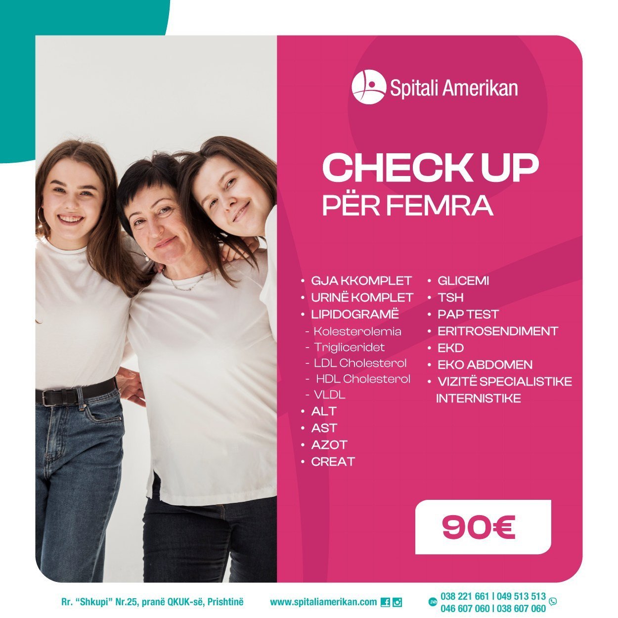 PAKO CHECK-UP PËR FEMRA