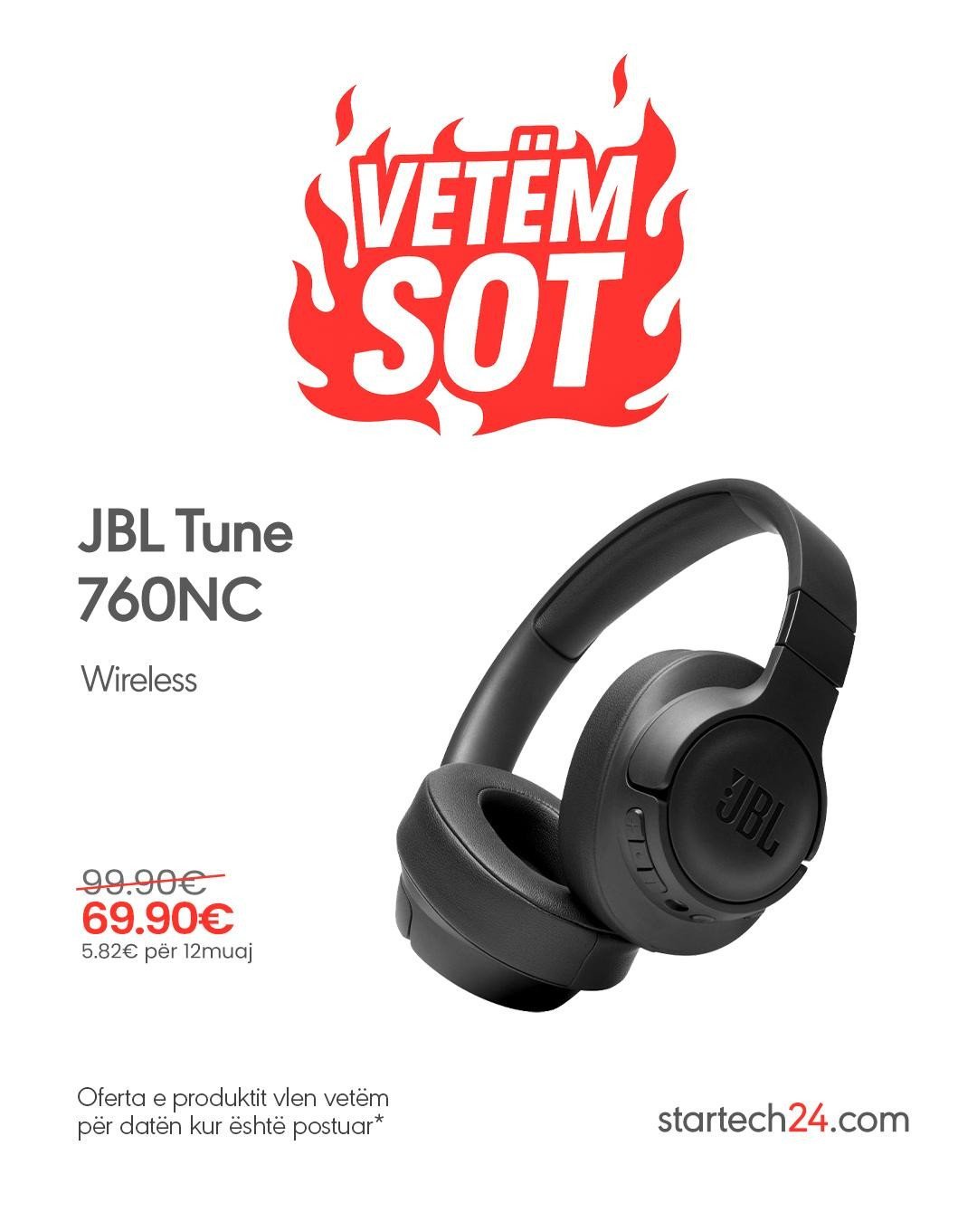 JBL Tune 760NC – wireless dhe me cilësi të pastër zëri