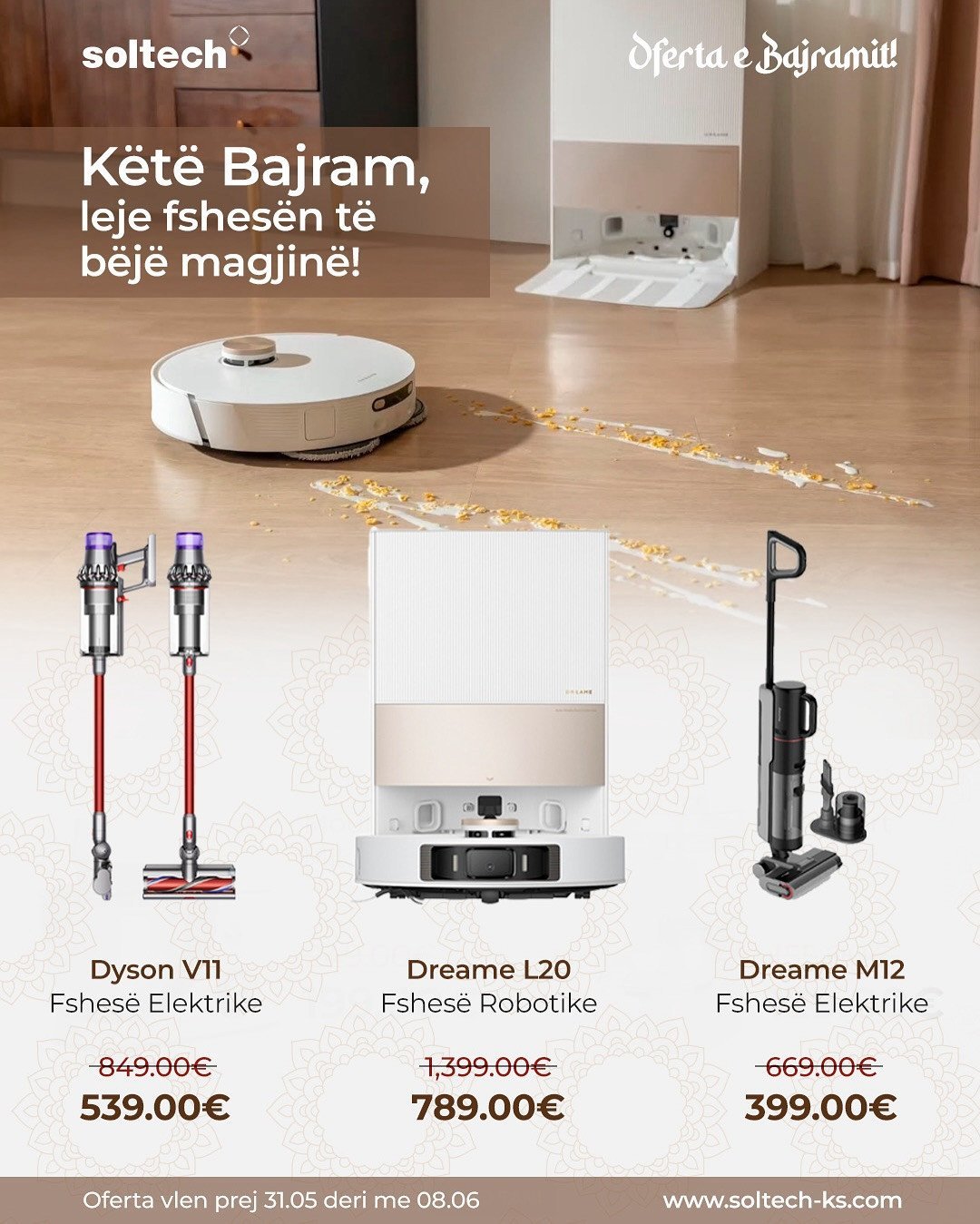 Këtë Bajram, leje fshesën të bëjë magjinë