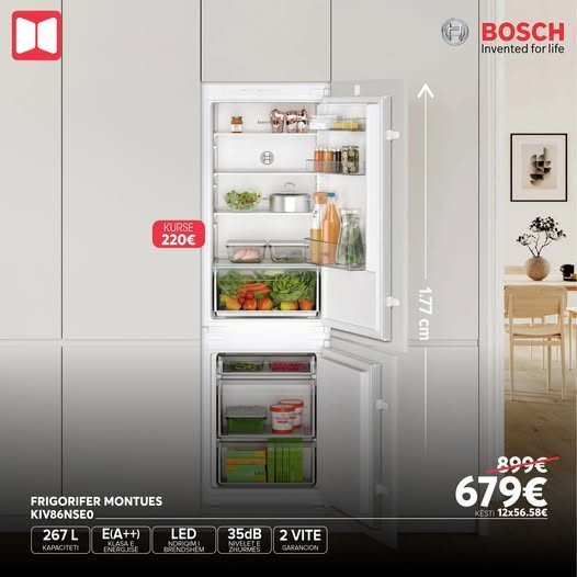 Bosch Frigorifer Montues