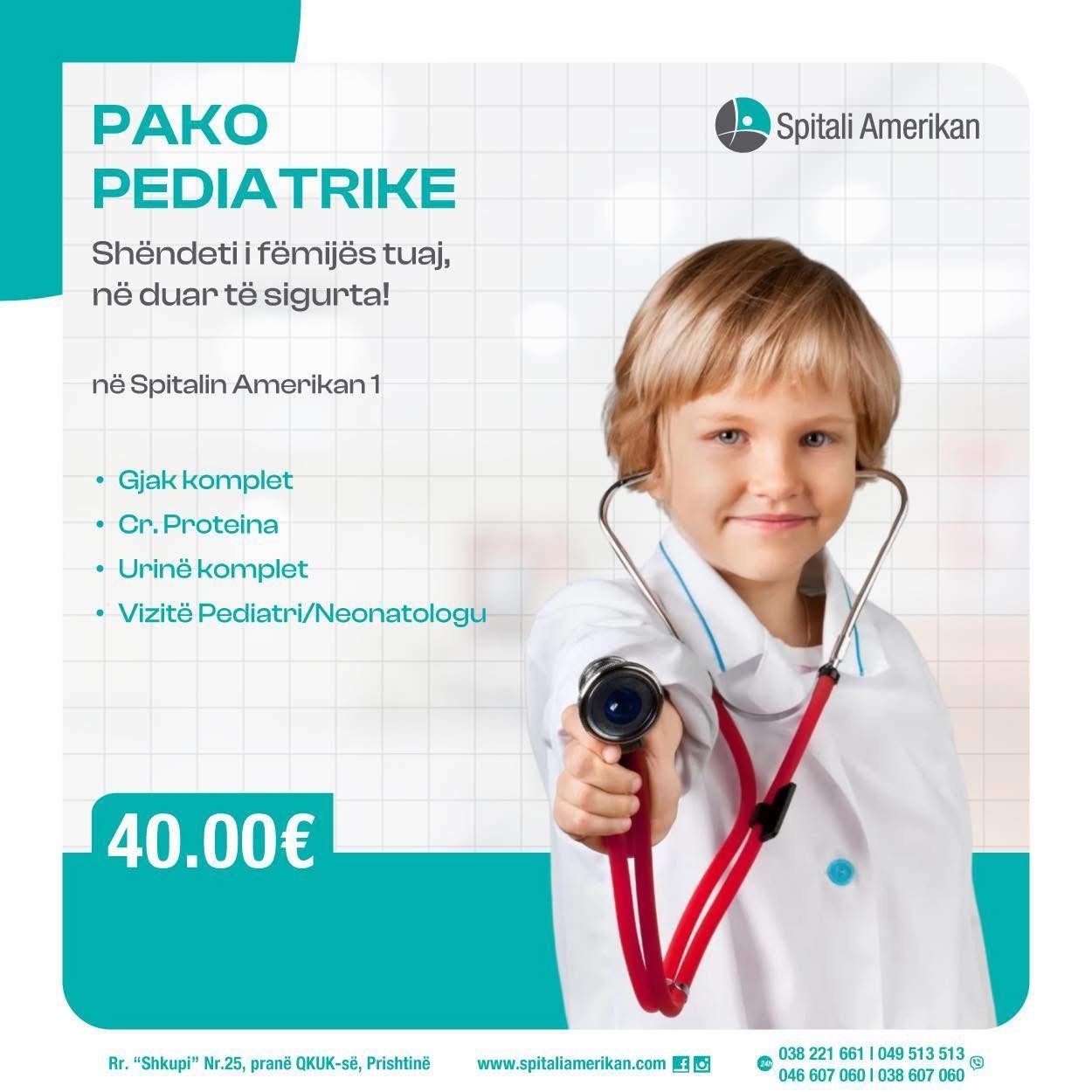Pako Pediatrike në Spitalin Amerikan 1