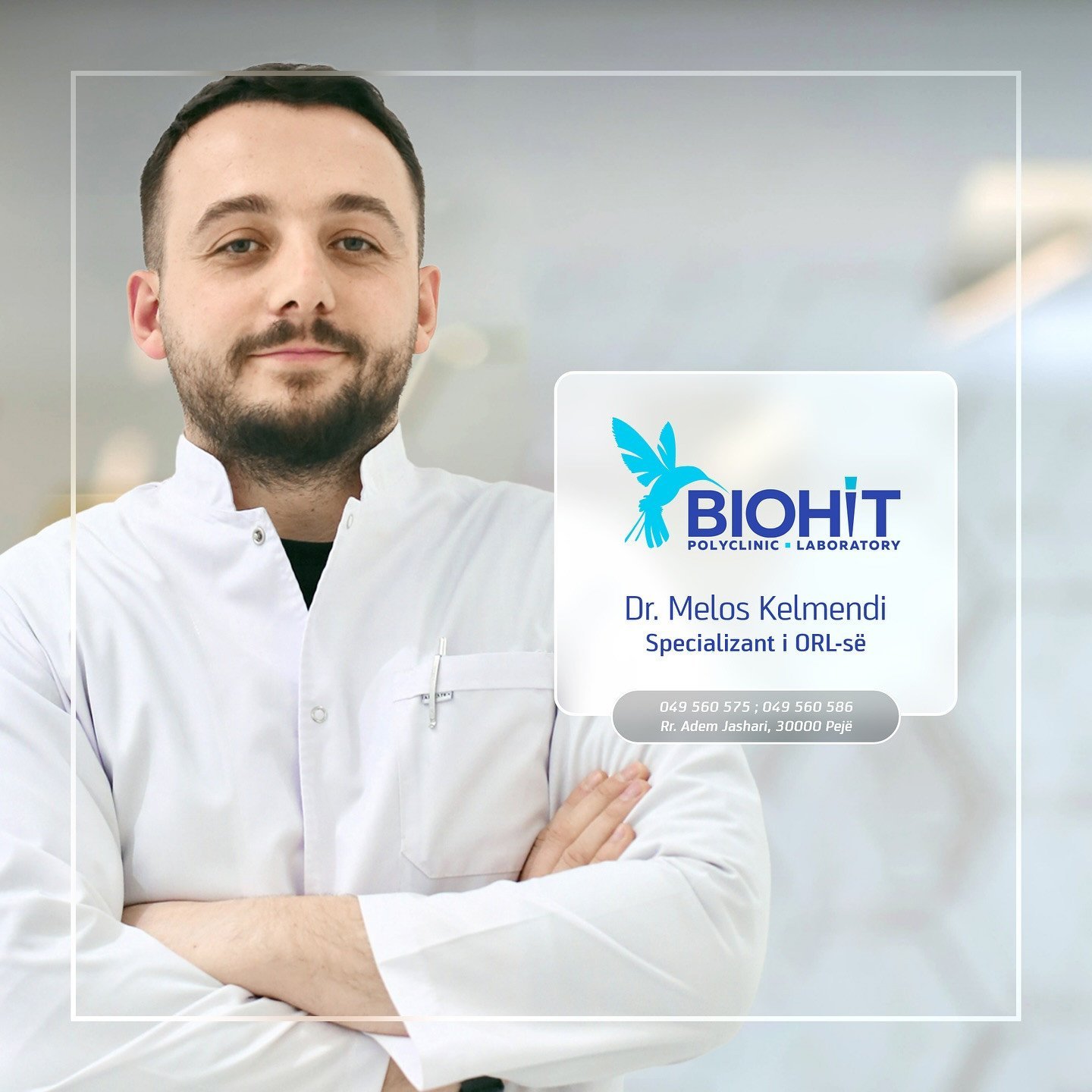 Dr. Melos Kelmendi është pjesë e rrjetit tonë Biohit