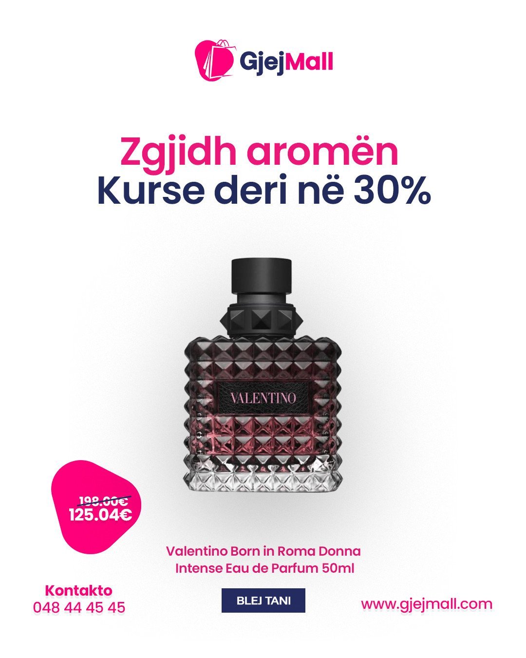 Valentino born in Roma Donna intense