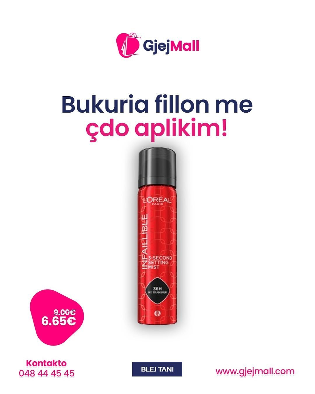 LOREAL INFIALLIBLE 3 SECONDS SETTING SPRAY