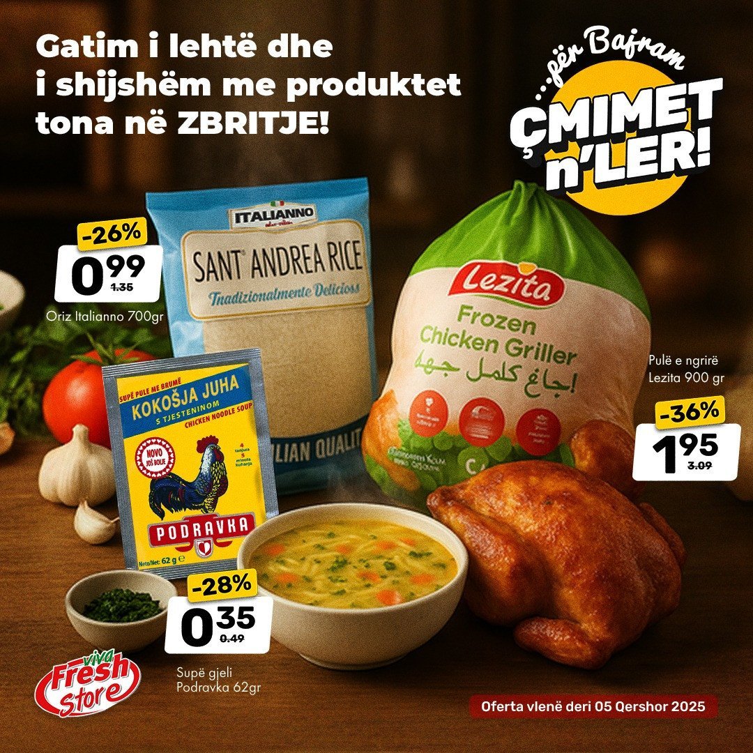 Gatim i lehtë dhe i shijshëm me produktet tona në ZBRITJE