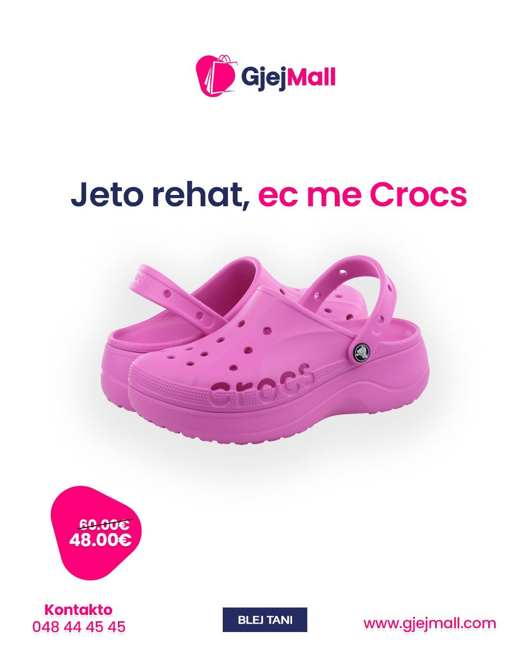 Vesh Crocs – sepse çdo hap meriton të jetë i rehatshëm