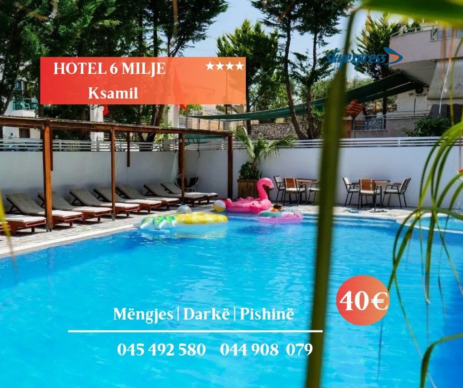 6 Milje Hotel,Ksamil