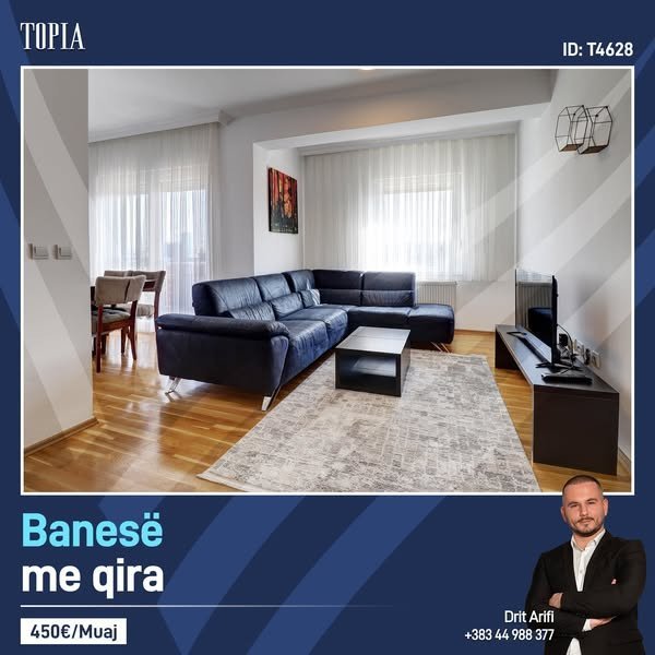 Banesë me 2 dhoma gjumi me qira në lagjen Kalabria – Emshir
