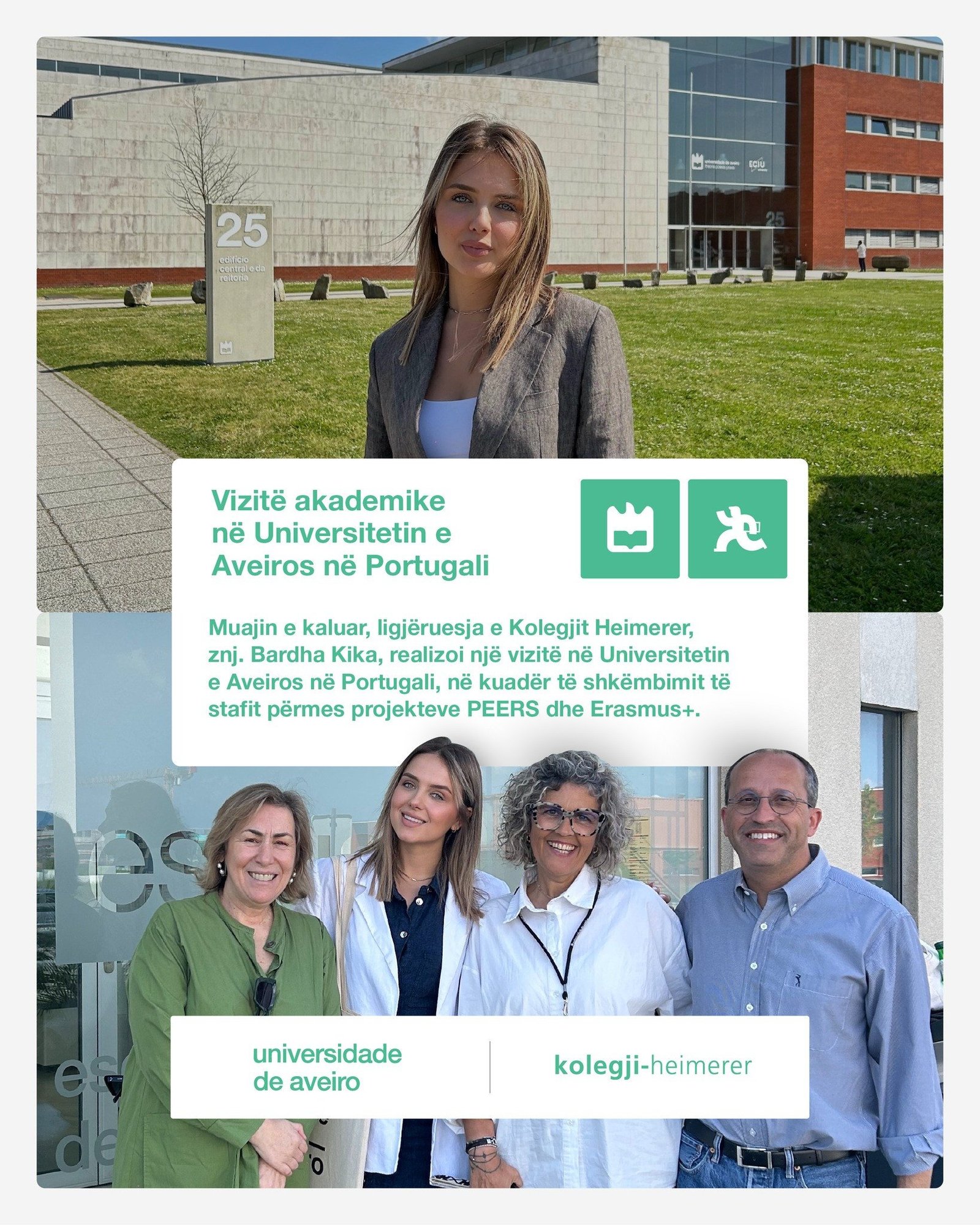 Vizitë akademike në Universitetin e Aveiros në Portugali