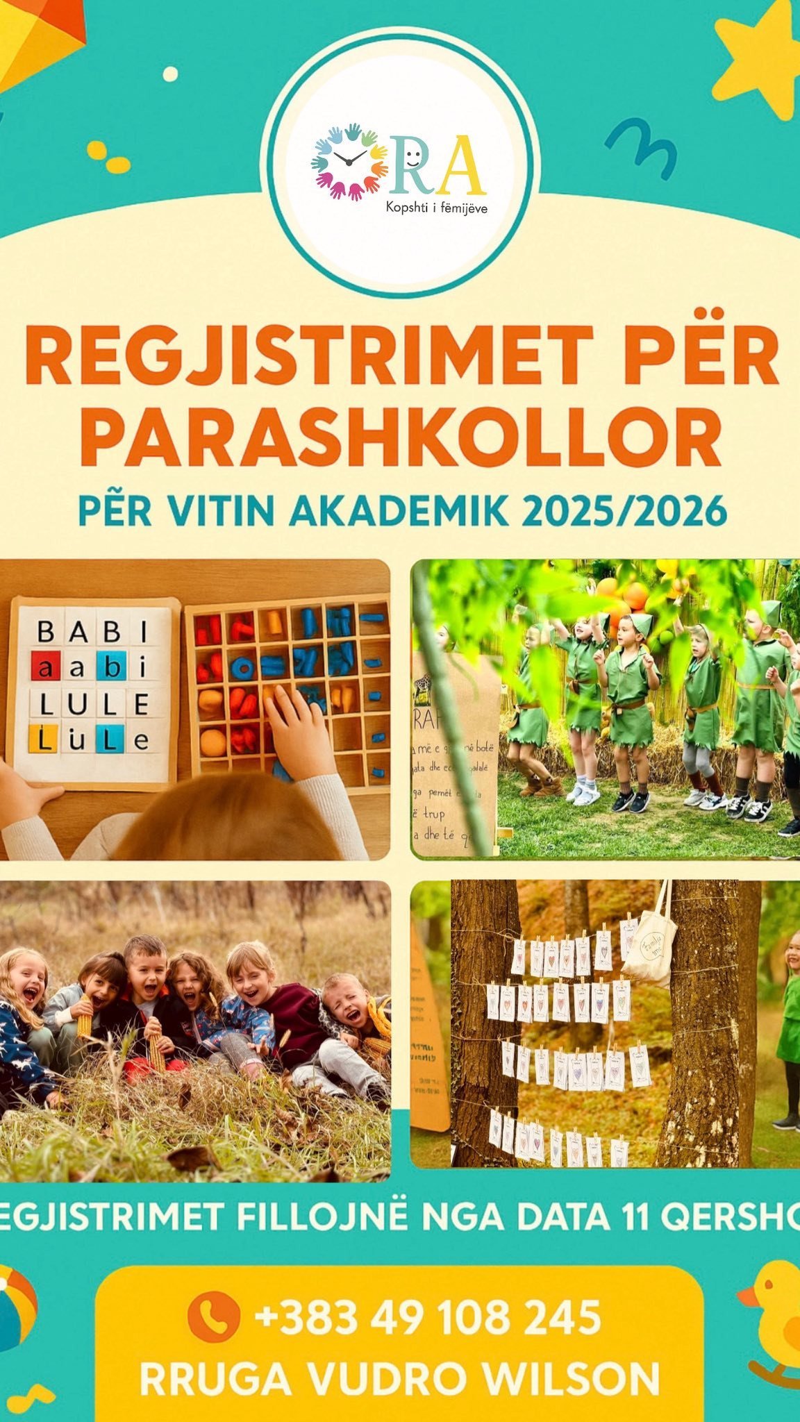 Hapet Regjistrimi për Grupin Parashkollor 2025–2026