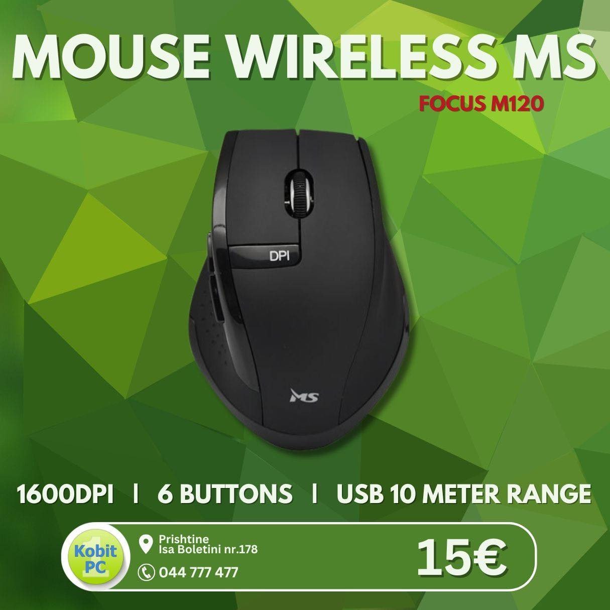 MOUSE WIRELESS MS me super çmim!