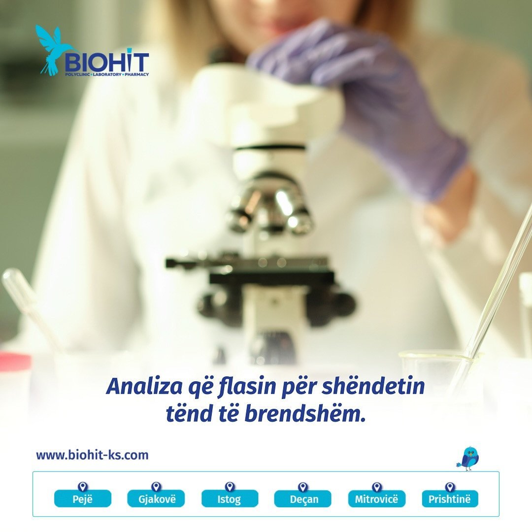 Në Biohit, analizat biokimike realizohen me saktësi dhe profesionalizëm