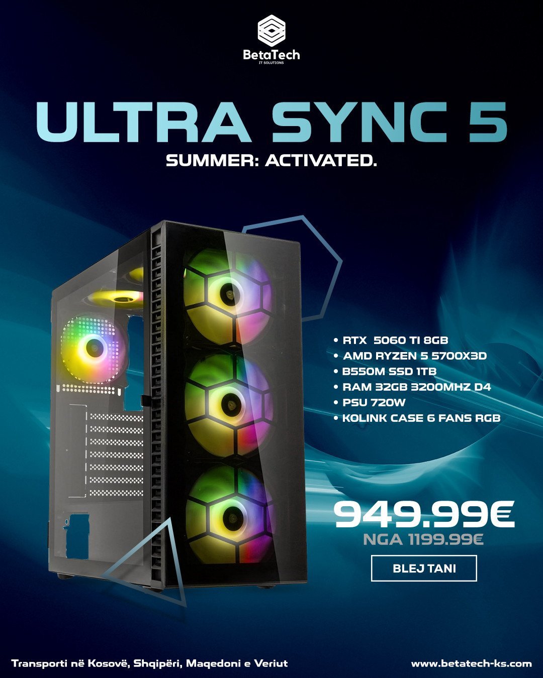 ULTRA SYNC 5 – Gati për lojëra të rënda dhe multitasking pa limit