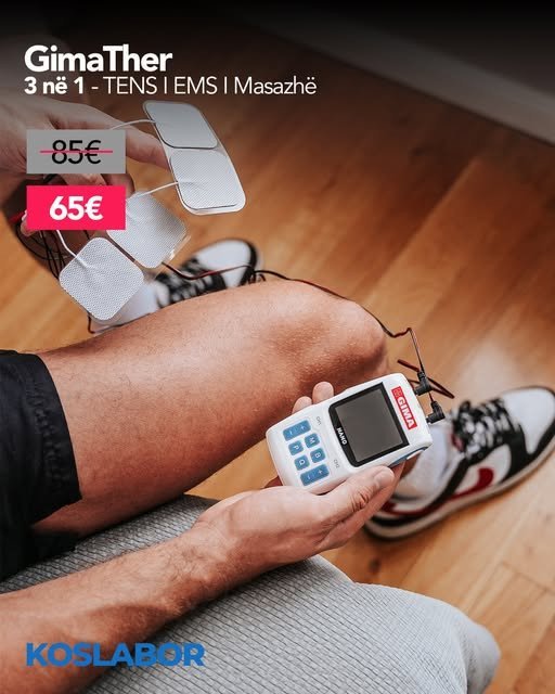 GimaTher 28406 - Pajisje 3në1 - TENS - EMS dhe Masazhë
