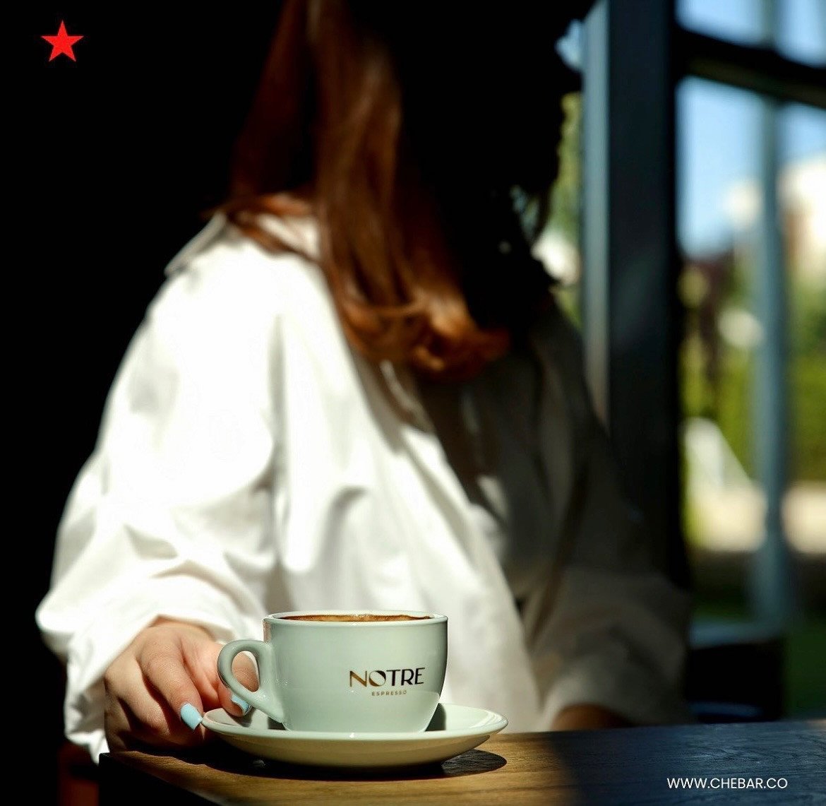 A moment of calm, a cup of Notre