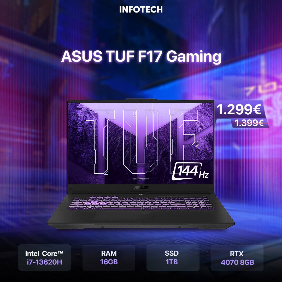 Ofertë Speciale - Laptop ASUS TUF F17 Gaming