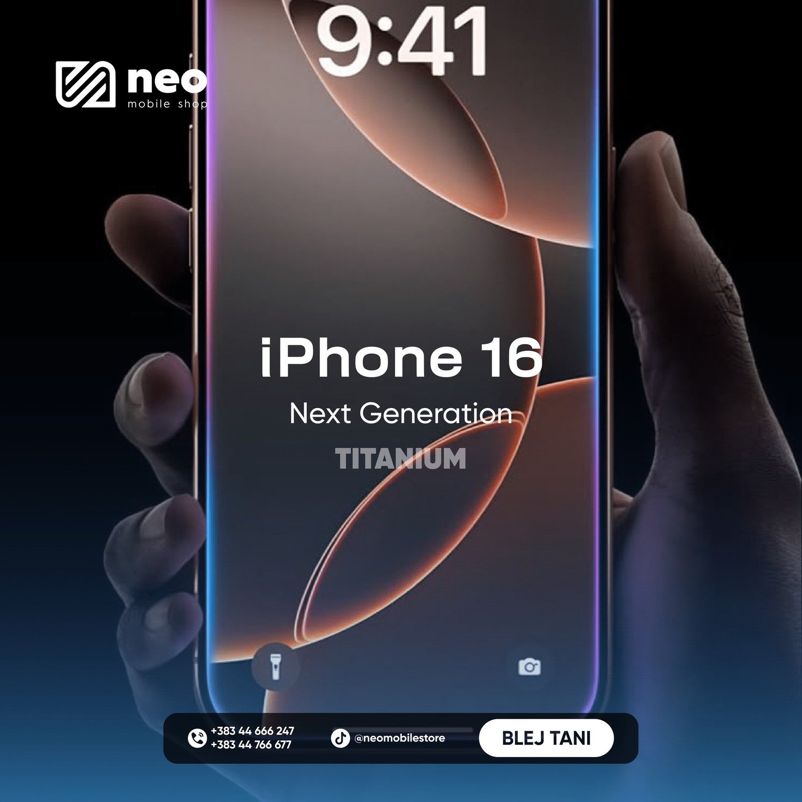 iPhone 16 – Titanium Power