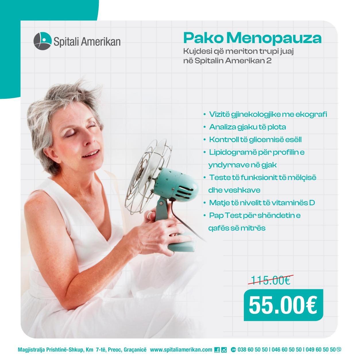 Pako Menopauza në Spitalin Amerikan 2