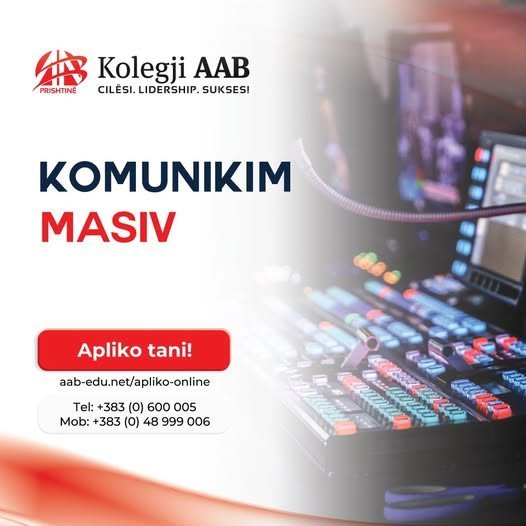 Fakulteti i Komunikimit Masiv në AAB – zëri yt, ndikimi yt, e ardhmja jote në media