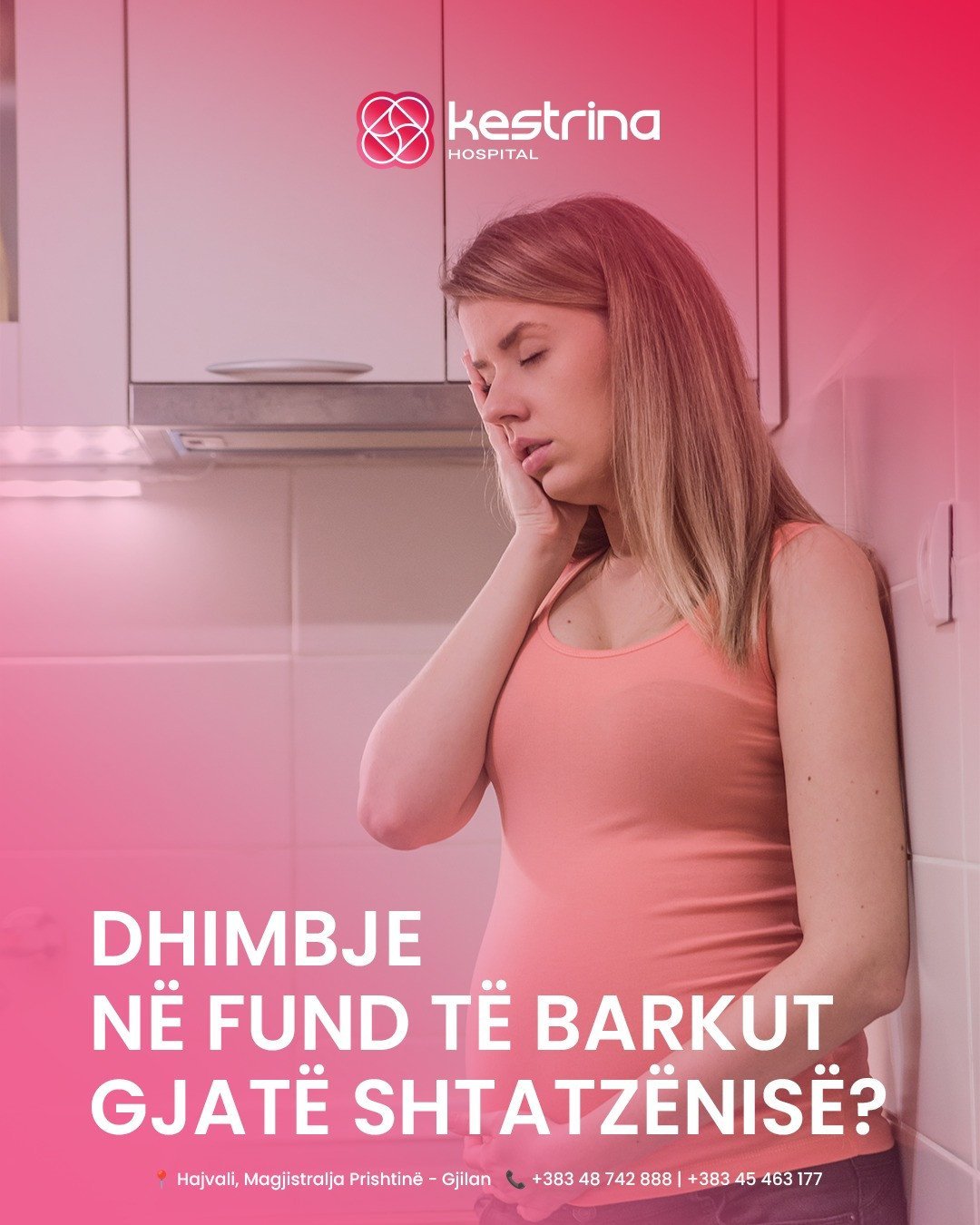 Dhimbje në fund të barkut gjatë shtatzënisë?