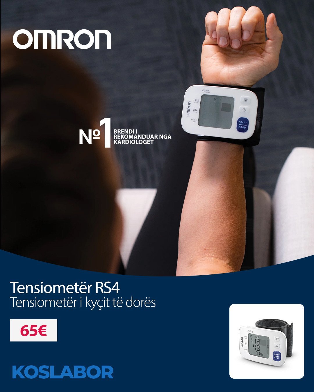 Tensiometër Omron RS4 - tensiometër i kyçit të dorës