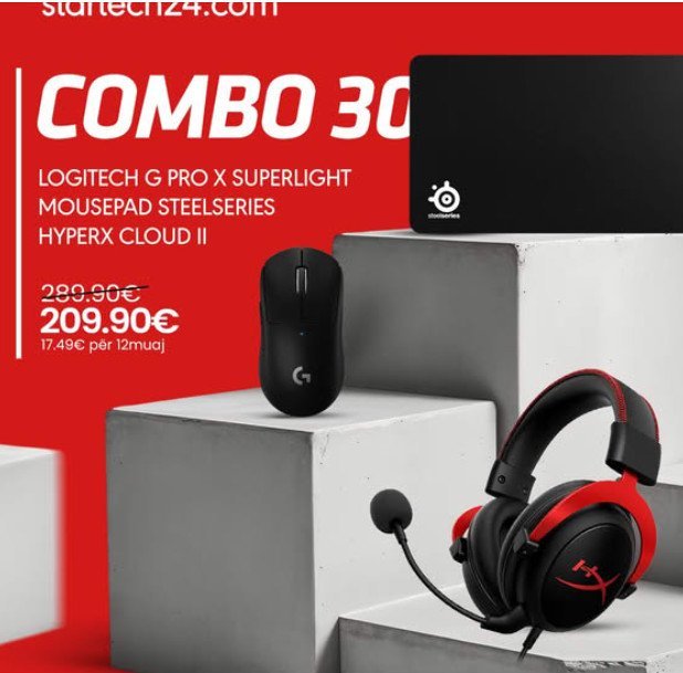 Combo perfekt për gaming