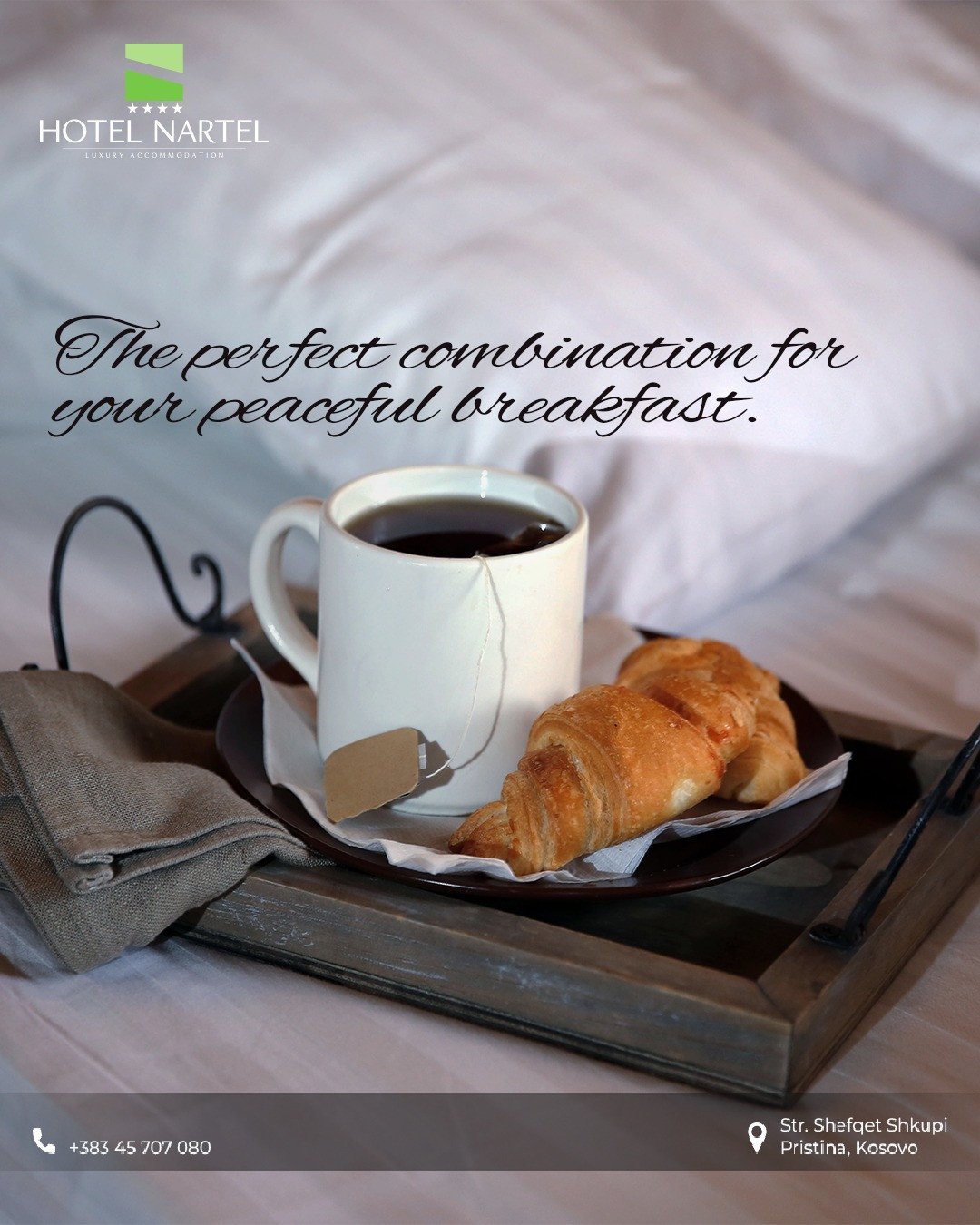 The perfect combination for your peaceful breakfast
