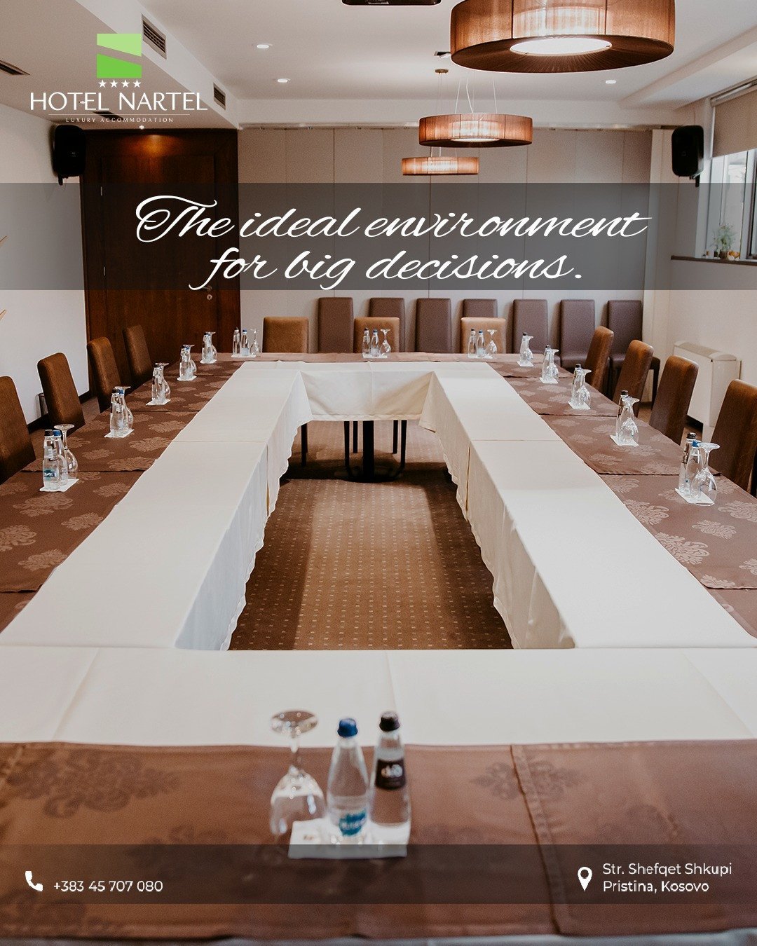 The ideal environment for big decisions