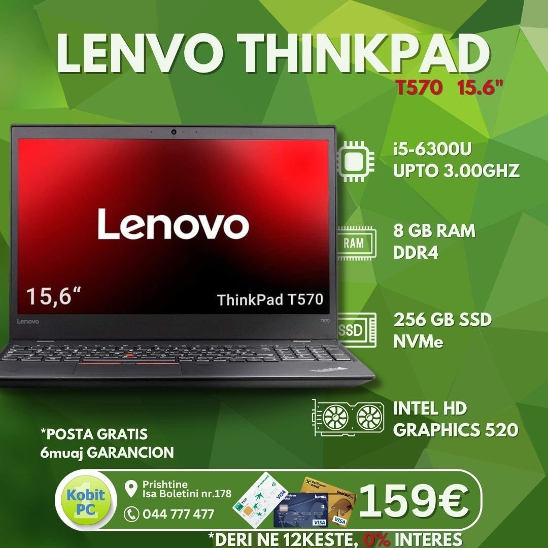 LAPTOP LENOVO 15.6" me super çmim!