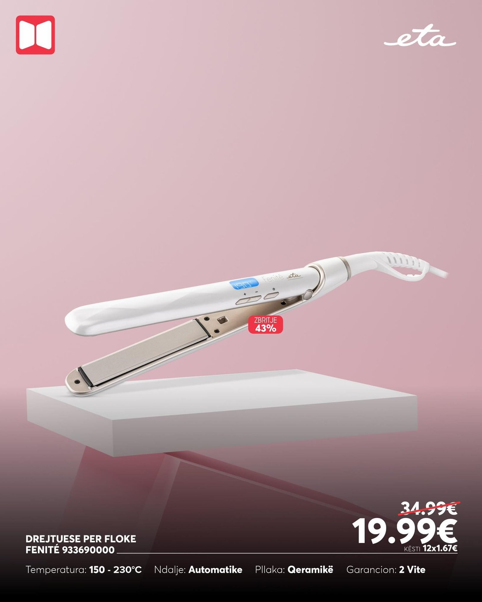 Eta drejtuese për flokë