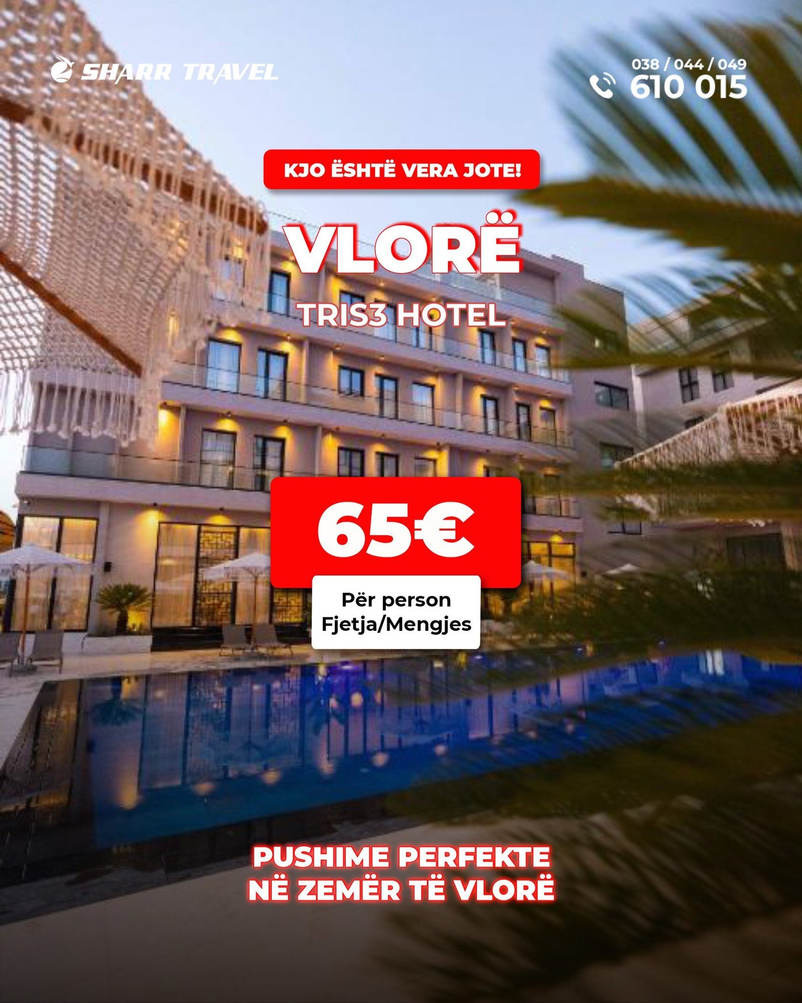 TRIS3 HOTEL – Radhimë, Vlorë