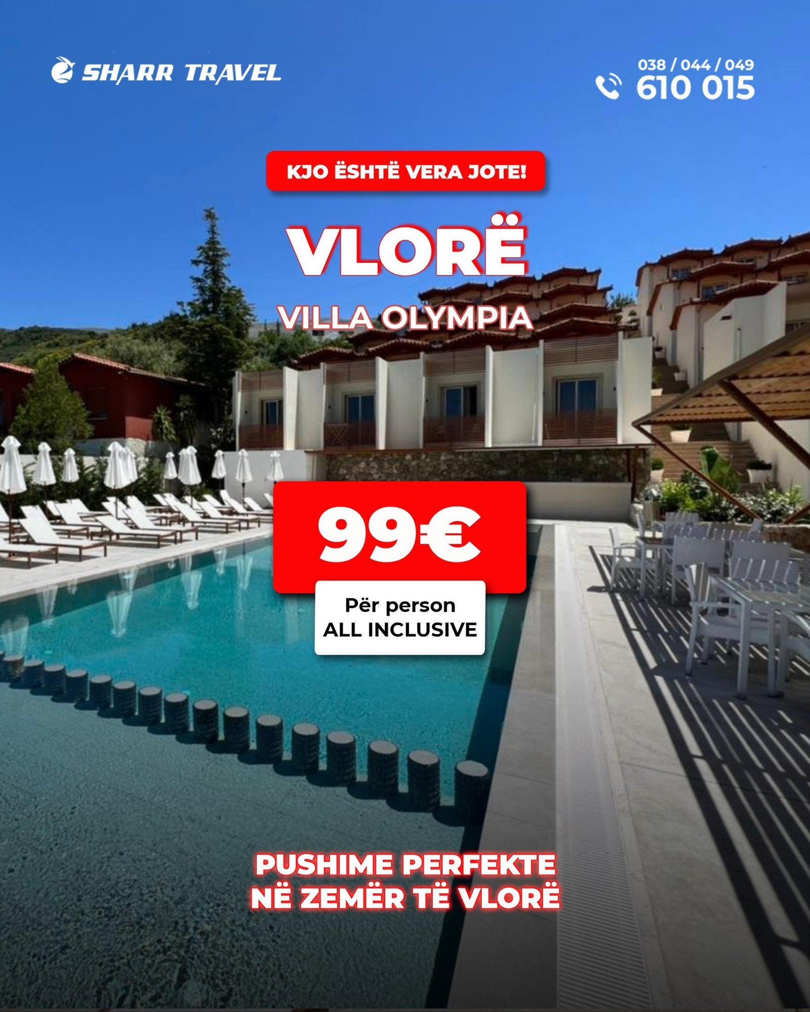 VILLA OLYMPIA – RADHIMË, VLORE