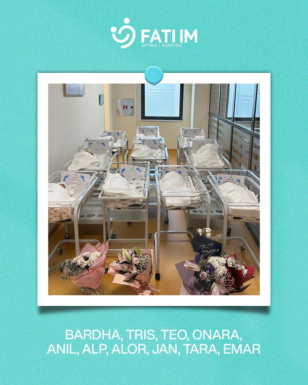 Bardha, Trisi, Teo, Onara, Anili, Alpi, Alori, Jani, Tara dhe Emari janë 10 mrekulli tjera që erdhën në jetë