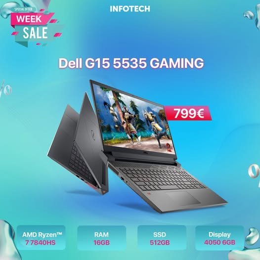 Laptopë Gaming Dell