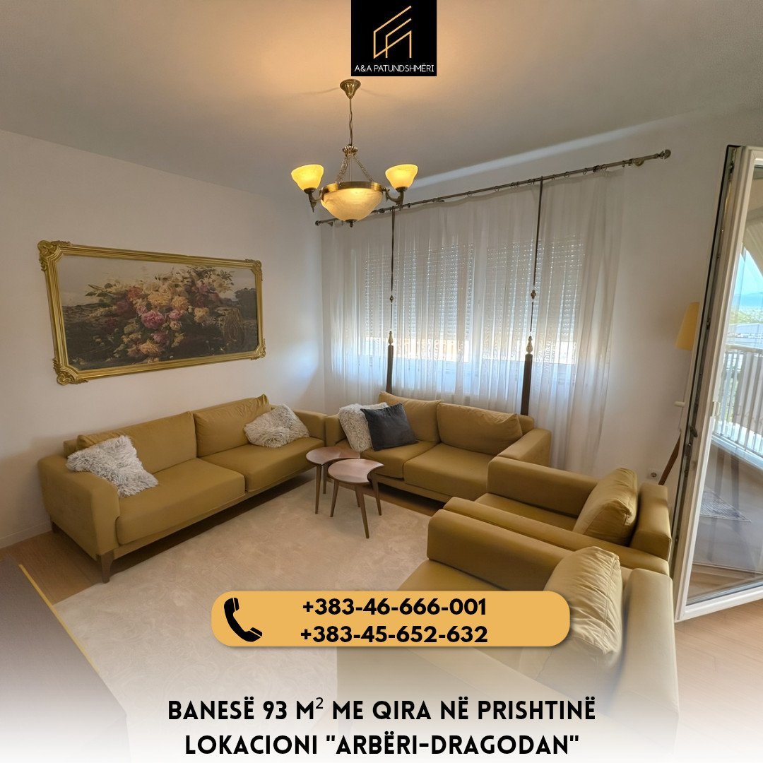 Banesë 93 m² me Qira Prishtinë / Arbëri